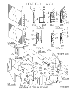 FDCP224HKXE2D-K HEAT EXCH. ASSY