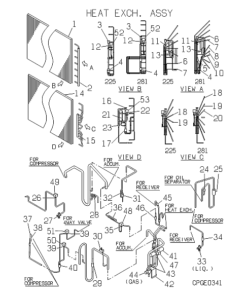 FDCP225HKXE2DKT HEAT EXCH. ASSY