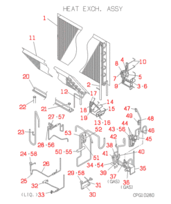 FDCP2501HKXRE2 HEAT EXCH. ASSY