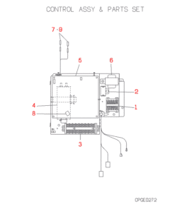 FDCP258HEN3A CONTROL AND PARTS SET
