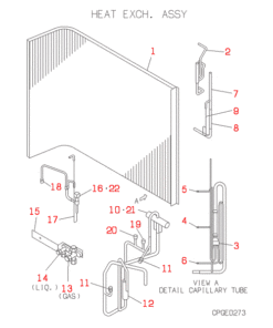 FDCP258HEN3A HEAT EXCH. ASSY