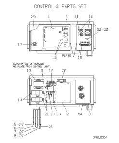 FDCP280HKXE2D CONTROL AND PARTS SET