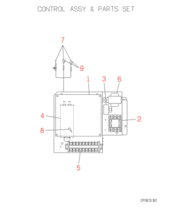 FDCP308CEN3 CONTROL AND PARTS SET