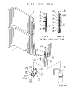 FDCP508HES3B HEAT EXCH. ASSY