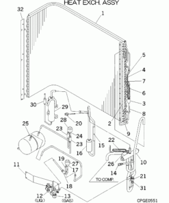 FDCVA402HENAR HEAT EXCH. ASSY