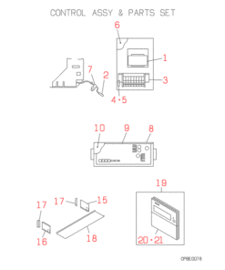 FDEJ140HKXE2 CONTROL AND PARTS SET