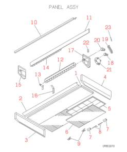 FDEJ36HKXE2B PANEL ASSY