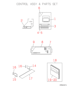 FDEJ56HKXE2 CONTROL AND PARTS SET