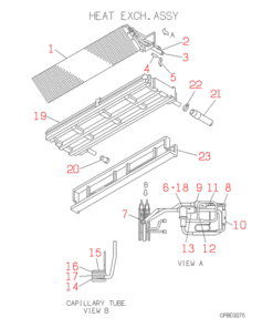 FDEJ71HKXE2 HEAT EXCH. ASSY