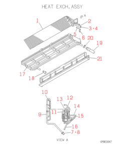 FDEN508H HEAT EXCH. ASSY