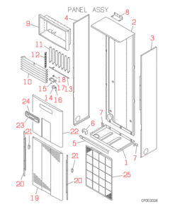 FDF308H PANEL ASSY