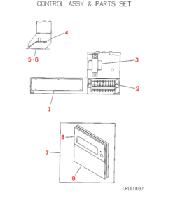 FDFL308-A CONTROL AND PARTS SET
