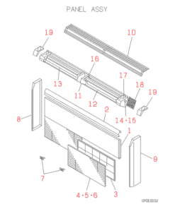 FDFL308-A PANEL ASSY