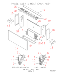 FDFLJ28HKXE2 PANEL AND HEAT EXCH.