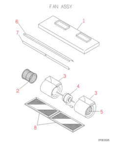 FDFLJ45HKXE2 FAN ASSY