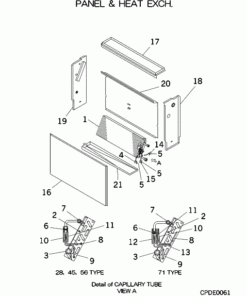 FDFU45KXE6D PANEL AND HEAT EXCH.