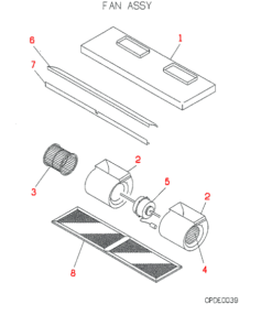 FDFUJ71HKXE2 FAN ASSY