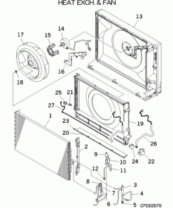 FDFW28KXE6D/1 HEAT EXCH. AND FAN
