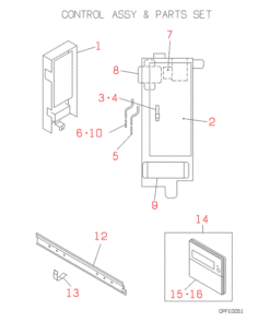 FDKJ36HKXE2 CONTROL AND PARTS SET