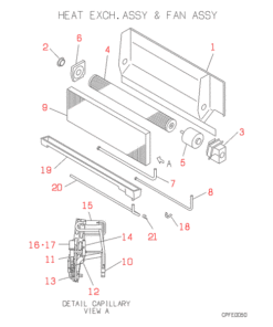 FDKJ36HKXE2 HEAT EXCH. AND FAN