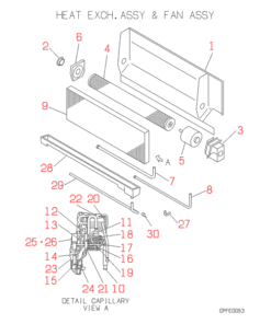 FDKJ45HKXE2 HEAT EXCH. AND FAN