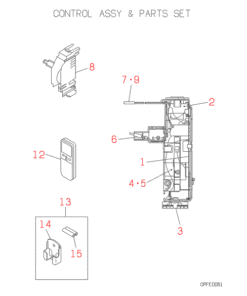 FDKN208H CONTROL AND PARTS SET