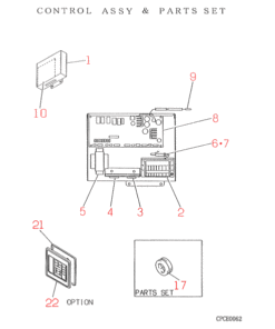 FDR631HKXE CONTROL AND PARTS SET