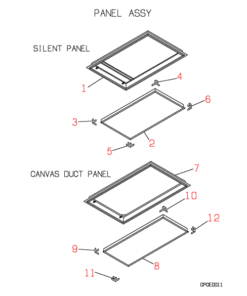 FDR631HKXE PANEL ASSY