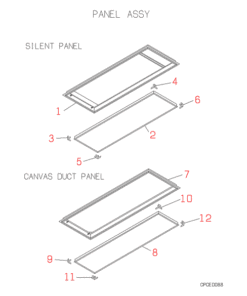 FDRJ112HKXE2 PANEL ASSY