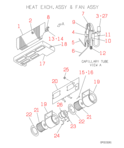 FDRJ22HKXE2 HEAT EXCH. AND FAN
