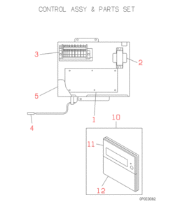 FDRJ45HKXE2 CONTROL AND PARTS SET