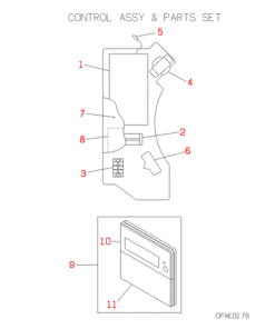 FDT258-A CONTROL AND PARTS SET