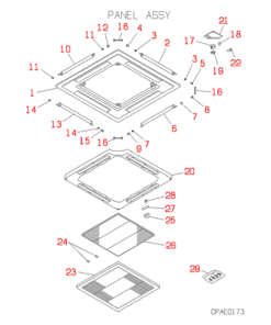 FDT258-A PANEL ASSY