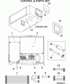 FDUA100VF2/F CONTROL AND PARTS SET