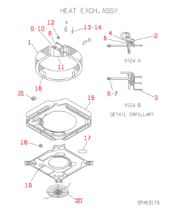 FDT308-A HEAT EXCH. ASSY