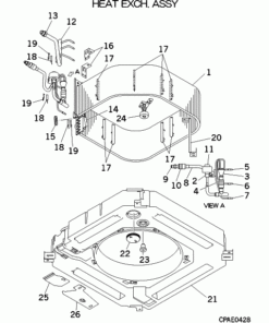 FDTC15KXZE1/1 HEAT EXCH. ASSY