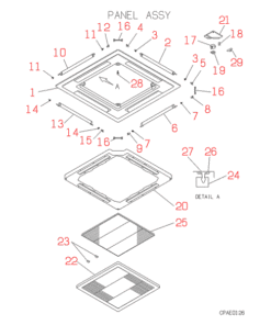 FDTJ140HKXE2 PANEL ASSY