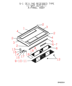 FDTSJ22HKXE2 PANEL ASSY