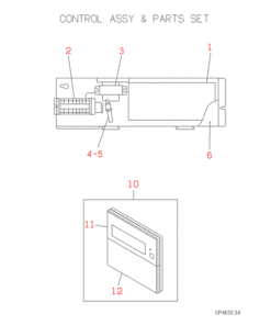 FDTWJ56HKXE2 CONTROL AND PARTS SET