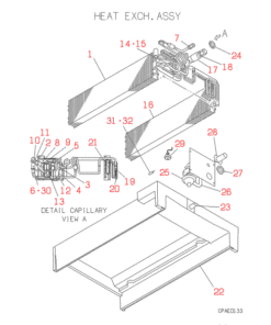 FDTWJ56HKXE2 HEAT EXCH. ASSY