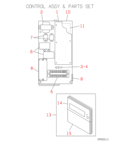 FDUJ224HKXE CONTROL AND PARTS SET