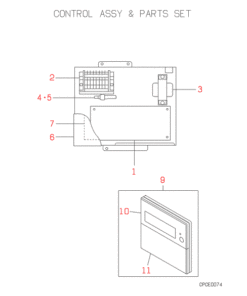 FDUMJ45HKXE2 CONTROL AND PARTS SET
