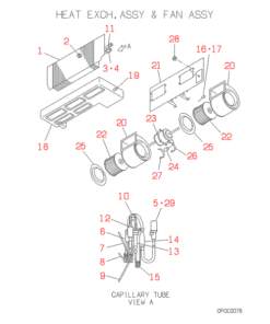 FDUMJ90HKXE2 HEAT EXCH. AND FAN