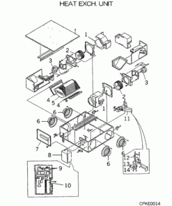 SAF250E4 HEAT EXCH. UNIT