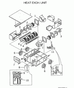 SAF800E4 HEAT EXCH. UNIT