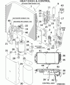 SCM40ZJ-S/C HEAT EXCH. AND CONTROL