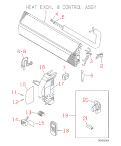 SKM458CENF-A HEAT EXCH. AND CONTROL
