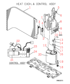 SRC208HENF-A HEAT EXCH. AND CONTROL