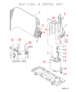 SRC328HENF-A2 HEAT EXCH. AND CONTROL