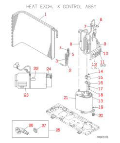 SRC388HENF-A HEAT EXCH. AND CONTROL